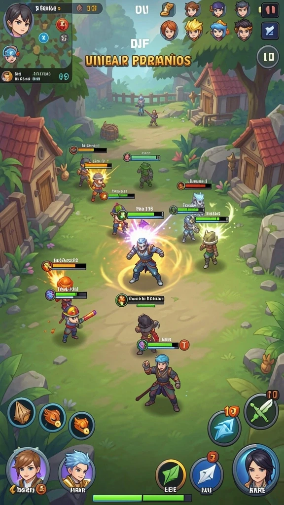 idpking - Tampilkan karakter utama dengan efek visual menawan.